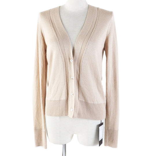 FOXEY cardigan 35234 Main: 65% silk, Main: 35% cashmere beige Women 38 Used Authentic