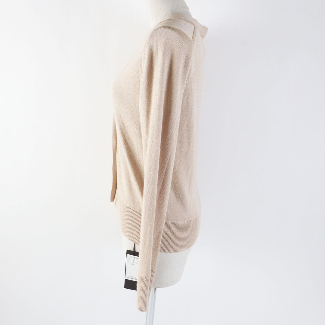 FOXEY cardigan 35234 Main: 65% silk, Main: 35% cashmere beige Women 38 Used Authentic