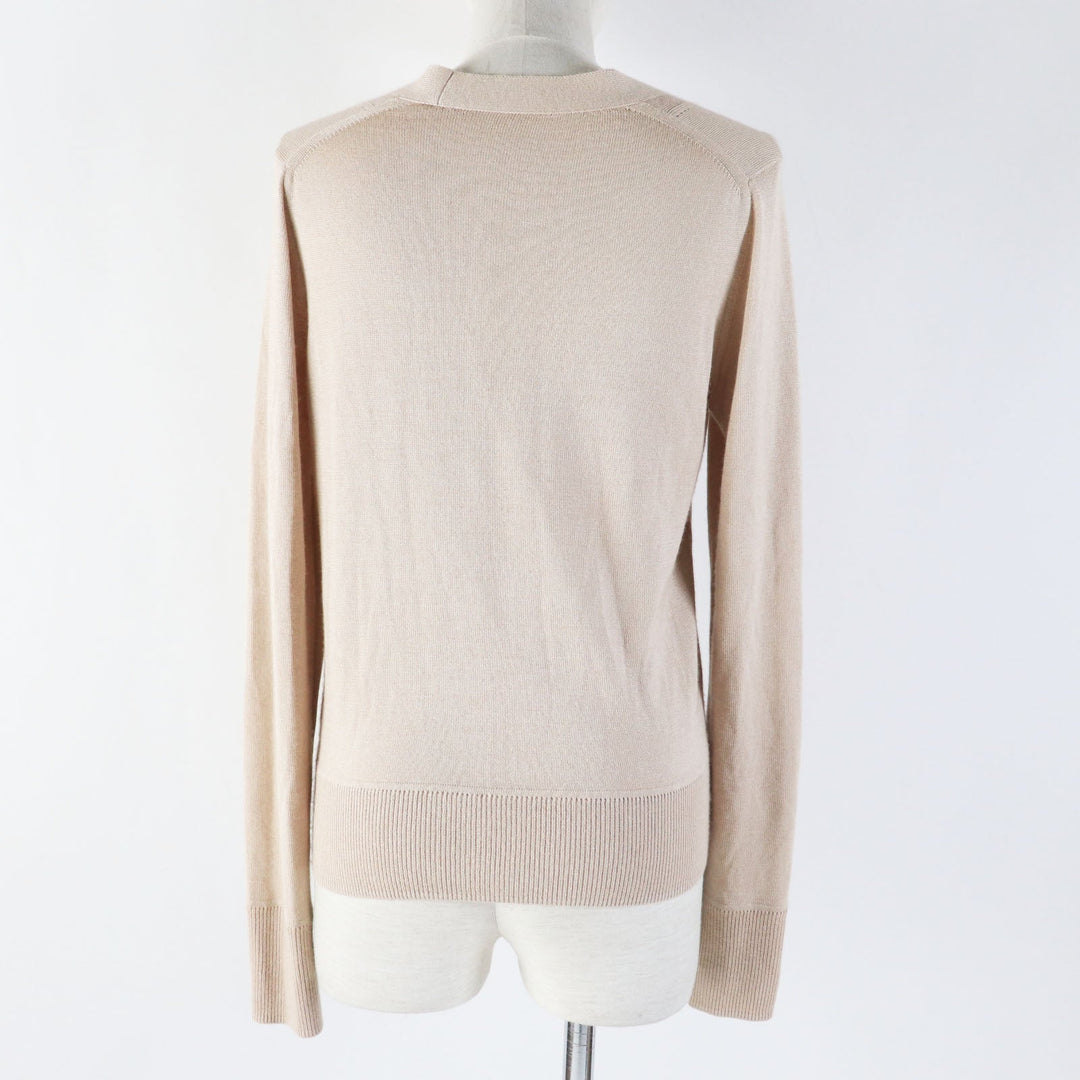 FOXEY cardigan 35234 Main: 65% silk, Main: 35% cashmere beige Women 38 Used Authentic