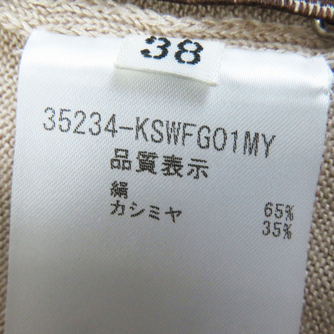 FOXEY cardigan 35234 Main: 65% silk, Main: 35% cashmere beige Women 38 Used Authentic