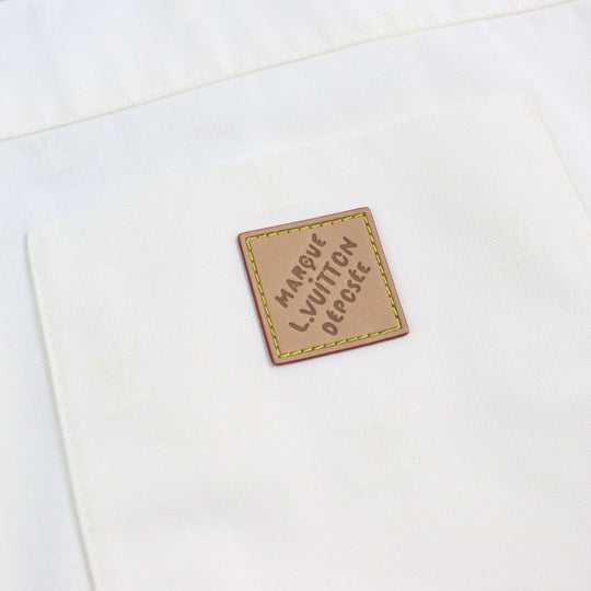 LOUIS VUITTON Pants 1AFRQF HRP41W Outer: 100% cotton, Lining: 100% cotton, Part: Cowhide cream mens 58 Used Authentic