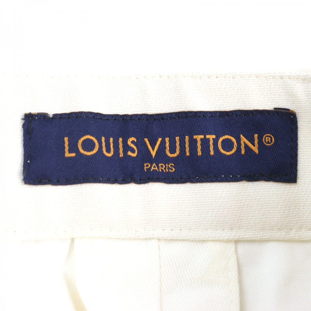 LOUIS VUITTON Pants 1AFRQF HRP41W Outer: 100% cotton, Lining: 100% cotton, Part: Cowhide cream mens 58 Used Authentic