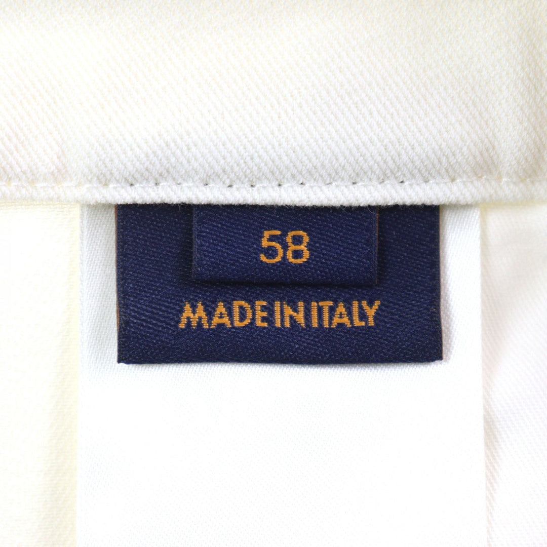 LOUIS VUITTON Pants 1AFRQF HRP41W Outer: 100% cotton, Lining: 100% cotton, Part: Cowhide cream mens 58 Used Authentic