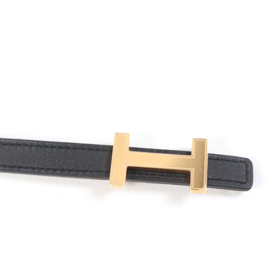 HERMES belt Main: Leather Dark brown focus Women Used Authentic