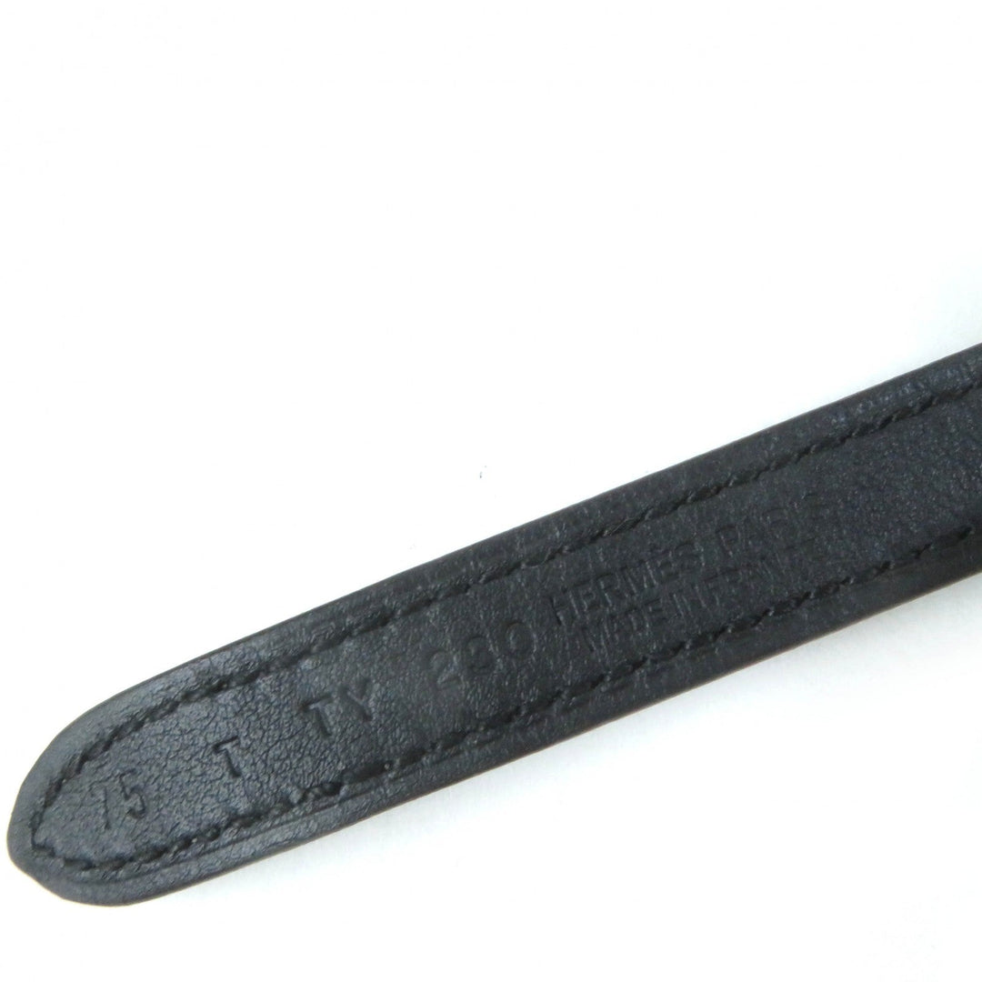 HERMES belt Main: Leather Dark brown focus Women Used Authentic