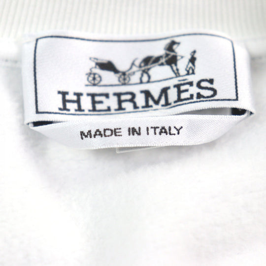 HERMES Short sleeve T-shirt H457860 cotton White gray L