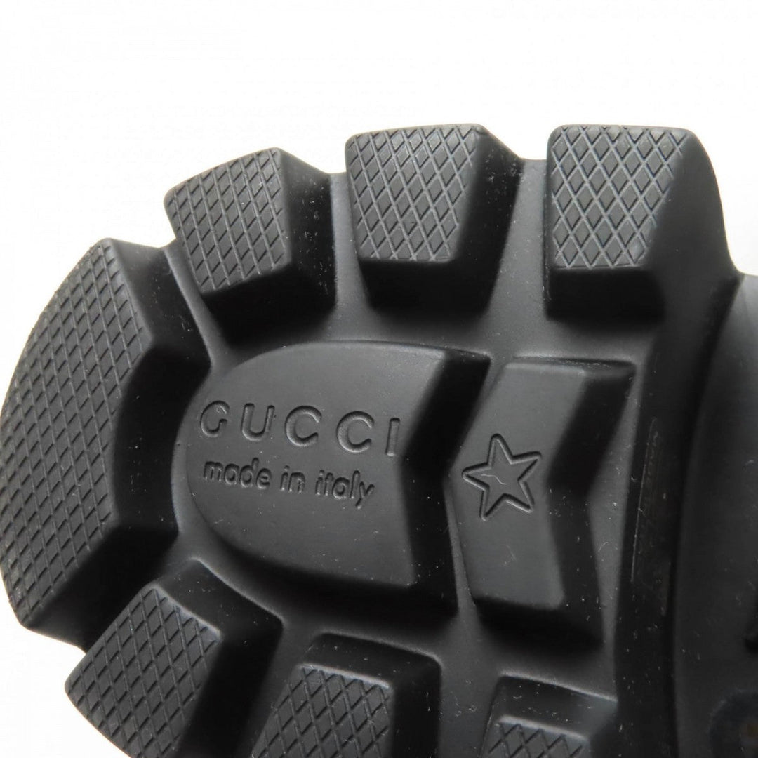 GUCCI boots 670407 Main: Rubber black Women 41 Used Authentic