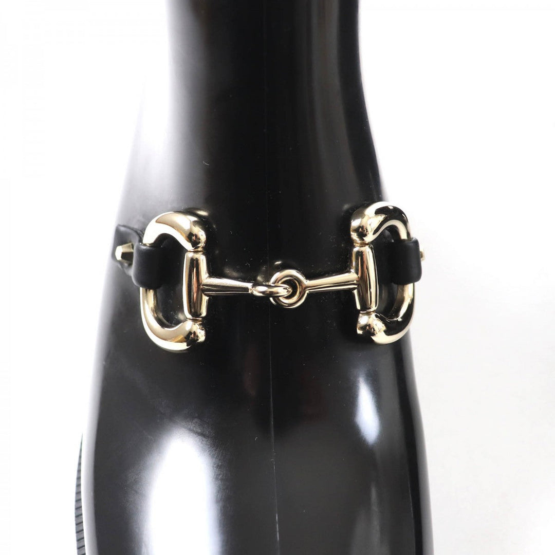 GUCCI boots 670407 Main: Rubber black Women 41 Used Authentic