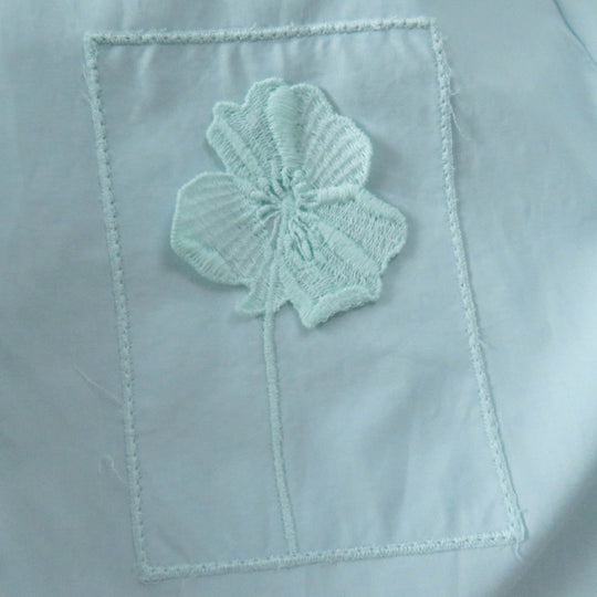 CECILIE BAHNSEN dress 1577-343-1276-7100 Main: 100% cotton, part: 50% silk, part: 44% cotton, part: 6% polyester Light blue PRIMROSE DRESS Women 6 Used Authentic