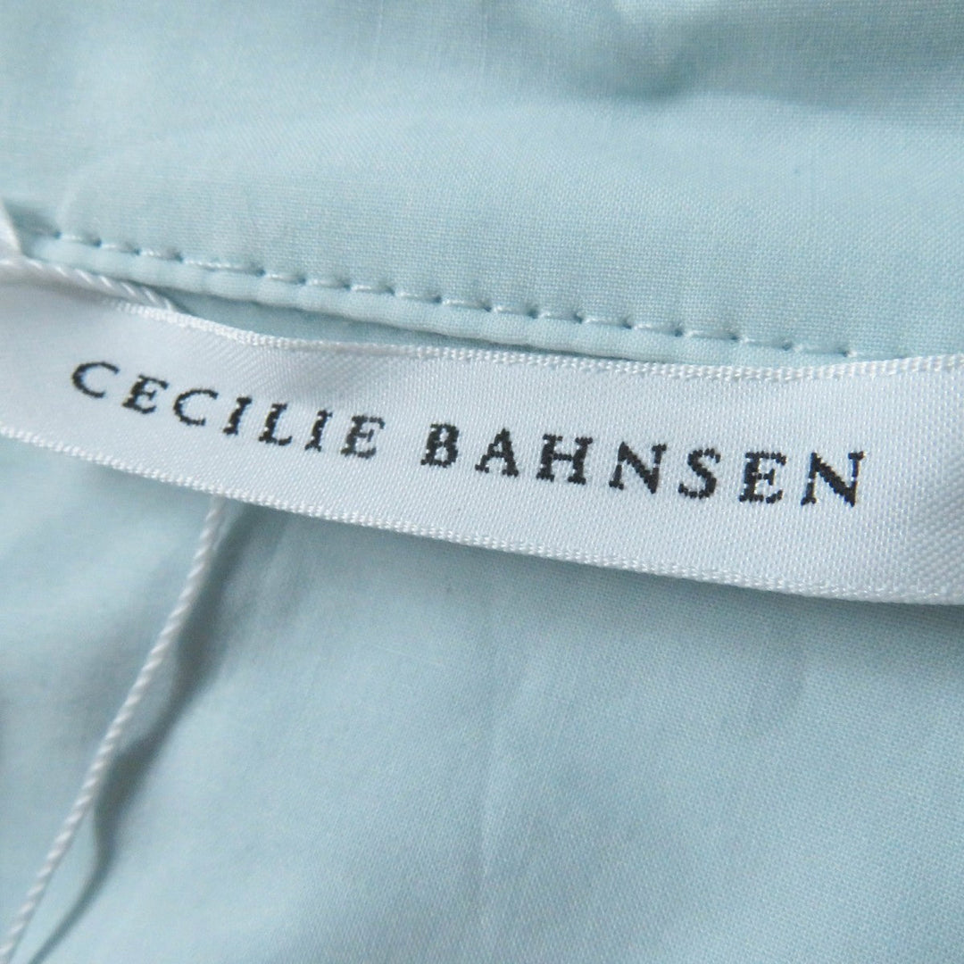 CECILIE BAHNSEN dress 1577-343-1276-7100 Main: 100% cotton, part: 50% silk, part: 44% cotton, part: 6% polyester Light blue PRIMROSE DRESS Women 6 Used Authentic