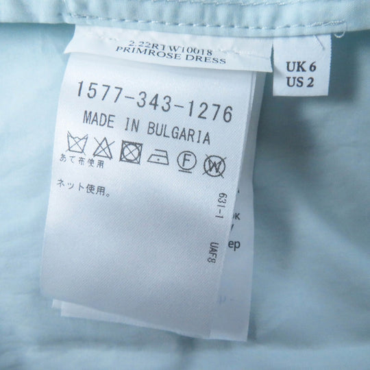 CECILIE BAHNSEN dress 1577-343-1276-7100 Main: 100% cotton, part: 50% silk, part: 44% cotton, part: 6% polyester Light blue PRIMROSE DRESS Women 6 Used Authentic