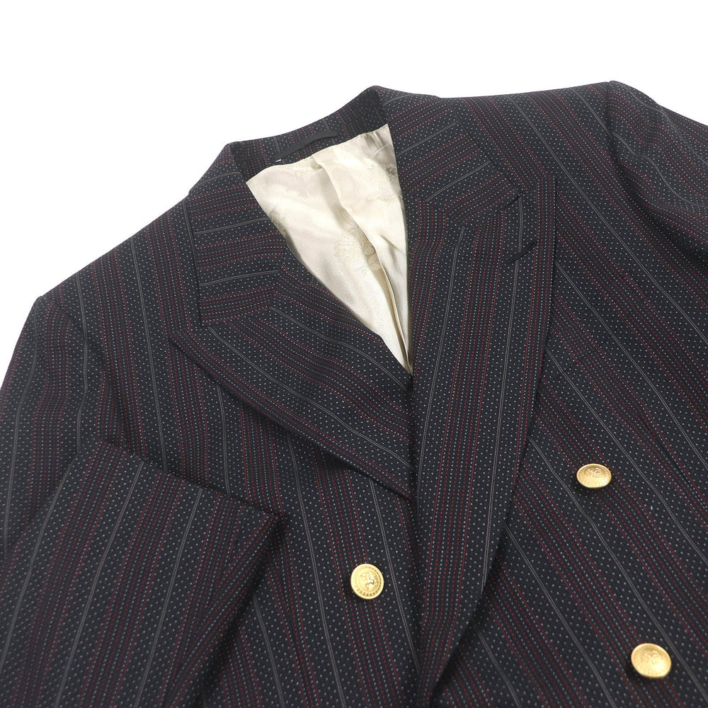 GUCCI suit 605347 Outer: 100% wool, Lining: 100% rayon black mens 54 Used Authentic