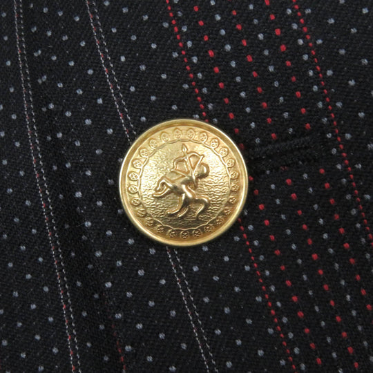 GUCCI suit 605347 Outer: 100% wool, Lining: 100% rayon black mens 54 Used Authentic
