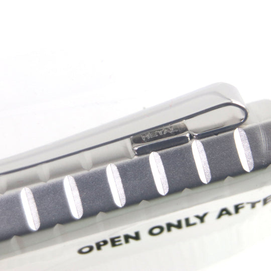 CARAN dACHE Ballpoint pen Brass with silver plate, rhodium plating Silver Ecridor Avenue mens Used Authentic