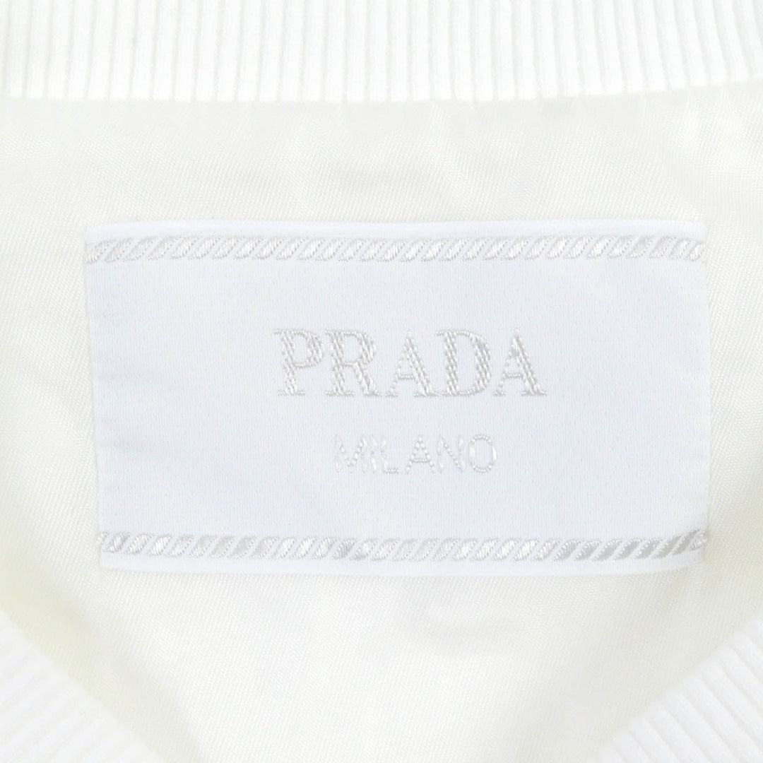 PRADA Short sleeve T-shirt UJN773 Main: 100% cotton white mens XS Used Authentic