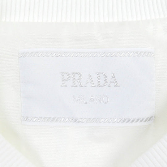PRADA Short sleeve T-shirt UJN773 Main: 100% cotton white mens XS Used Authentic