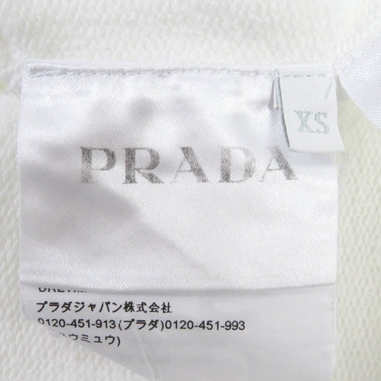 PRADA Short sleeve T-shirt UJN773 Main: 100% cotton white mens XS Used Authentic