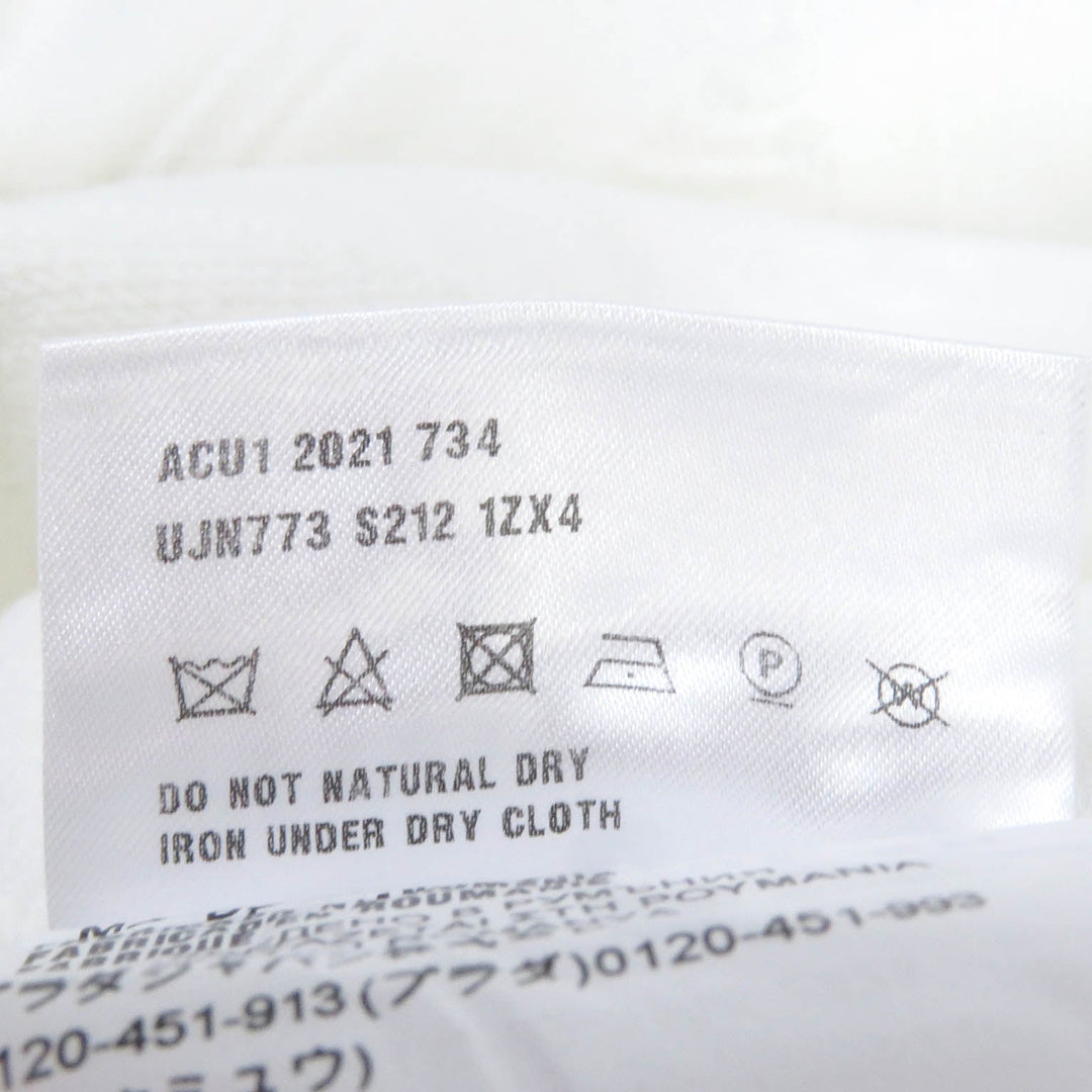 PRADA Short sleeve T-shirt UJN773 Main: 100% cotton white mens XS Used Authentic