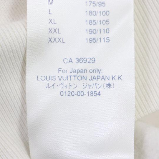 LOUIS VUITTON Hoodie Main: 100% cotton Ivory Inside Out Stables Edition mens M Used Authentic