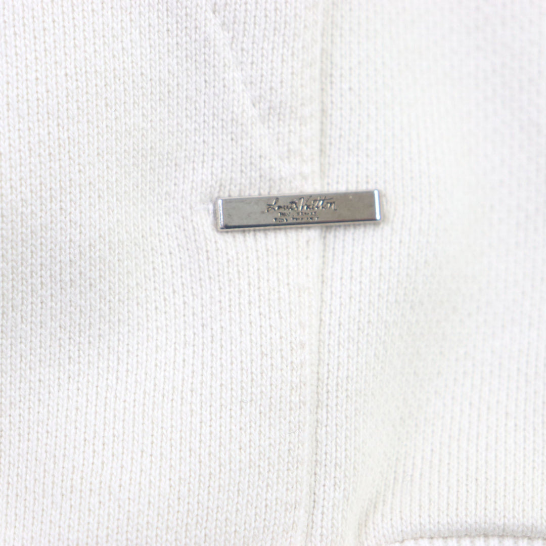LOUIS VUITTON Hoodie Main: 100% cotton Ivory Inside Out Stables Edition mens M Used Authentic