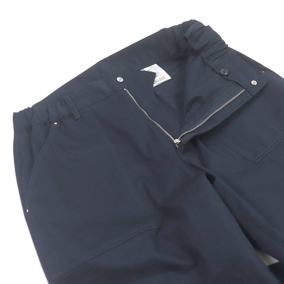 MONCLER Pants Main: 98% cotton, Main: 2% polyurethane Navy PANTALONE mens 46 Used Authentic