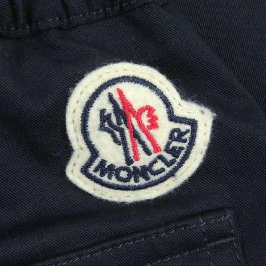 MONCLER Pants Main: 98% cotton, Main: 2% polyurethane Navy PANTALONE mens 46 Used Authentic