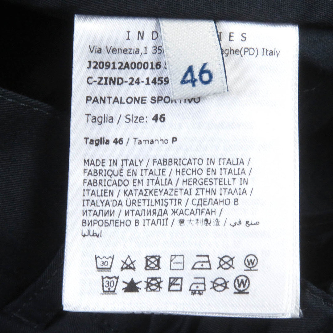 MONCLER Pants Main: 98% cotton, Main: 2% polyurethane Navy PANTALONE mens 46 Used Authentic