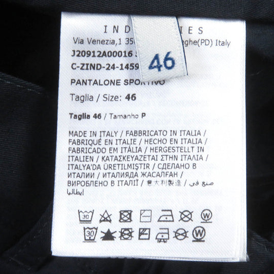 MONCLER Pants Main: 98% cotton, Main: 2% polyurethane Navy PANTALONE mens 46 Used Authentic