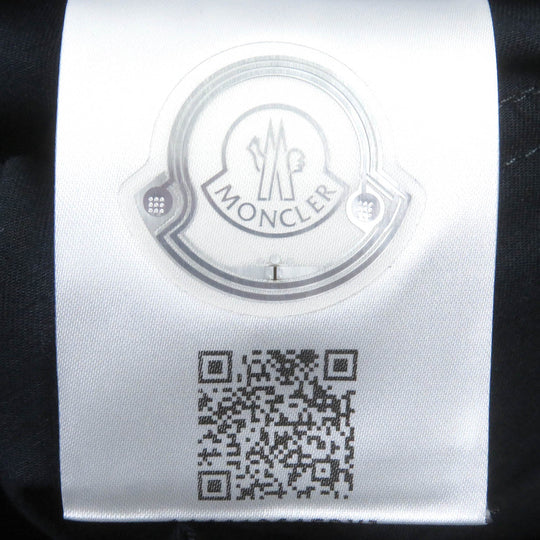 MONCLER Pants Main: 98% cotton, Main: 2% polyurethane Navy PANTALONE mens 46 Used Authentic