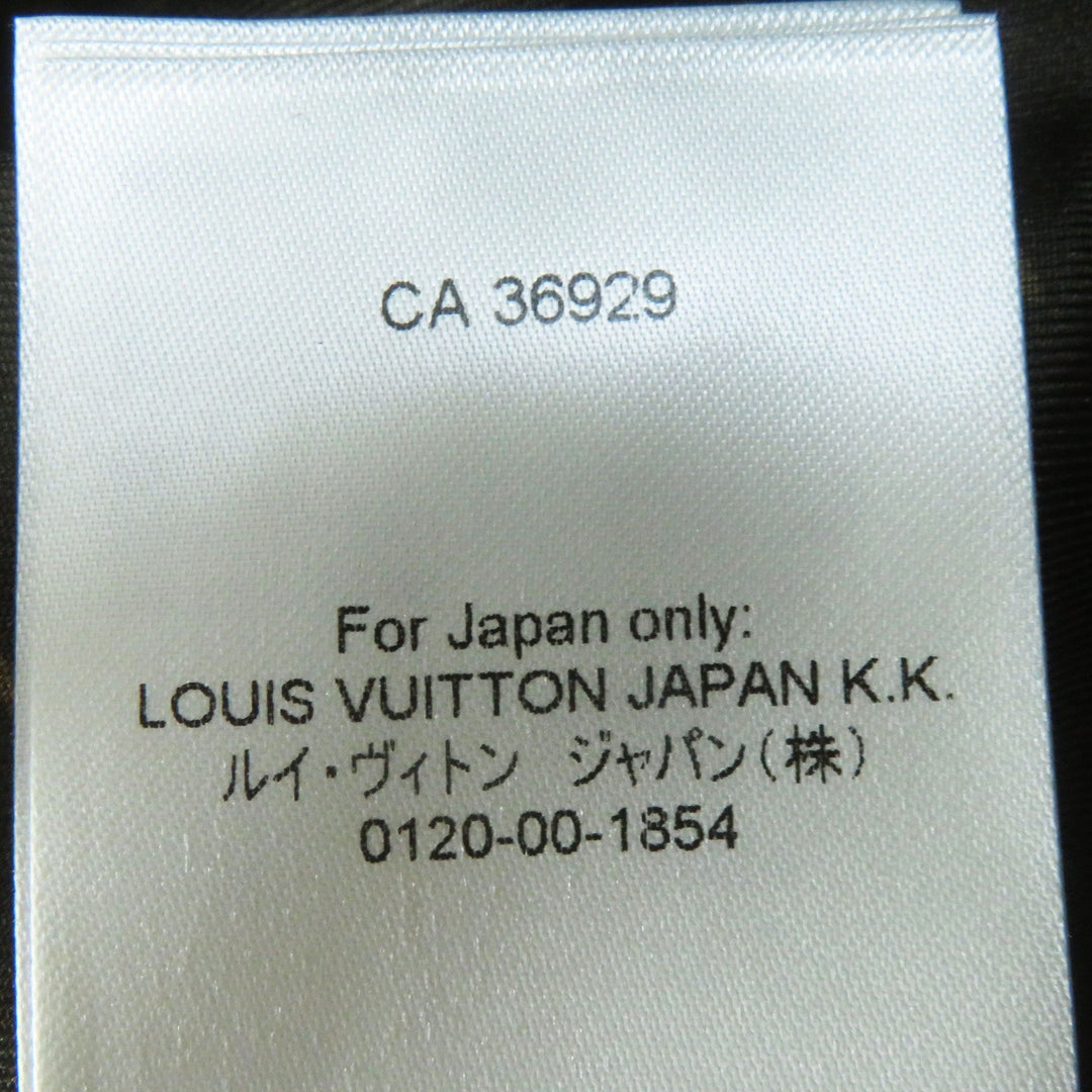 LOUIS VUITTON coat Outer: 98% wool, Outer: 1% rayon, Outer: 1% polyester, Lining: 81% silk, Lining: 19% cotton black Women 36 Used Authentic