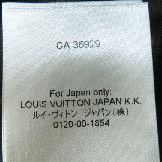 LOUIS VUITTON coat Outer: 98% wool, Outer: 1% rayon, Outer: 1% polyester, Lining: 81% silk, Lining: 19% cotton black Women 36 Used Authentic