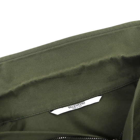 VALENTINO Military jacket QV3ABA101AX Outer: 100% cotton, Part: 100% polyester, Part: 100% cotton khaki mens 50 Used Authentic
