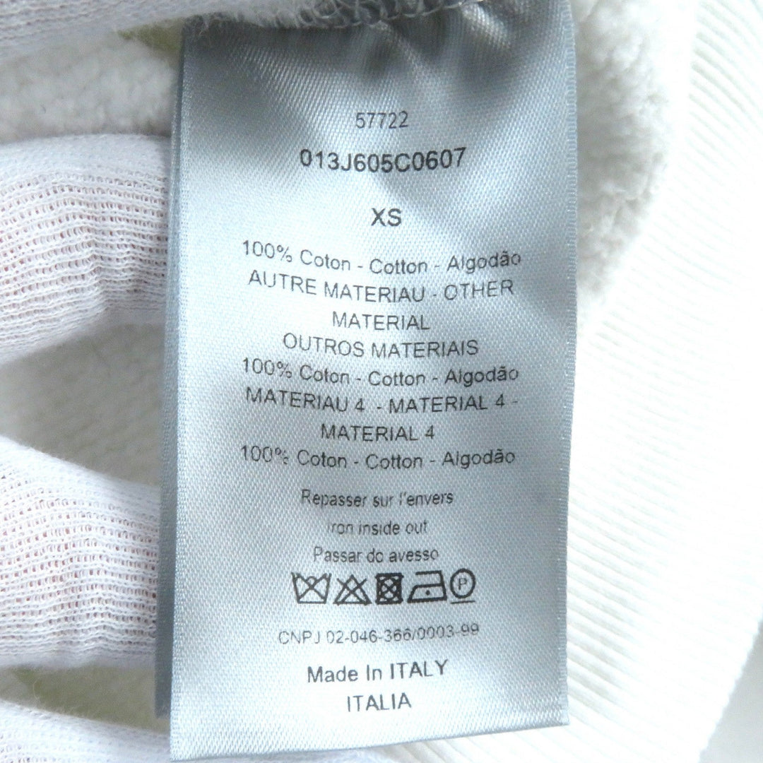 Dior HOMME Hoodie 013J605C0607 Main: 100% cotton, Part: 100% cotton, Part: 100% cotton white mens XS Used Authentic