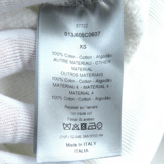 Dior HOMME Hoodie 013J605C0607 Main: 100% cotton, Part: 100% cotton, Part: 100% cotton white mens XS Used Authentic