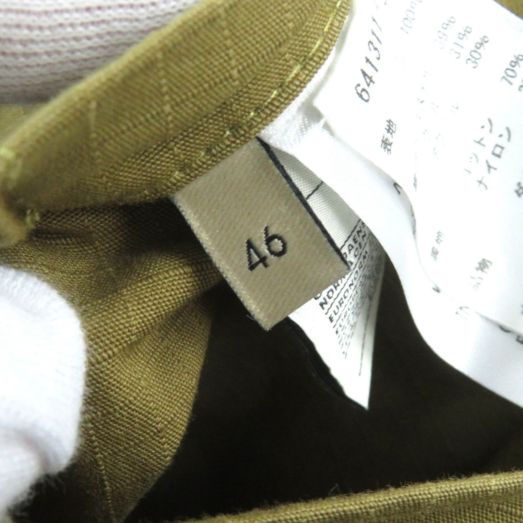 GUCCI Down vest 641311 Outer: 70% cotton, Outer: 30% nylon, Part: 100% cotton, Part: 39% polyester, Part: 31% wool, Filling: 100% polyester Camel Orange mens 46 Used Authentic