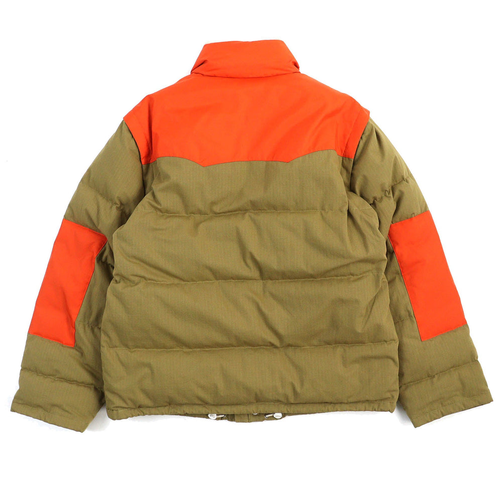 GUCCI Down vest 641311 Outer: 70% cotton, Outer: 30% nylon, Part: 100% cotton, Part: 39% polyester, Part: 31% wool, Filling: 100% polyester Camel Orange mens 46 Used Authentic