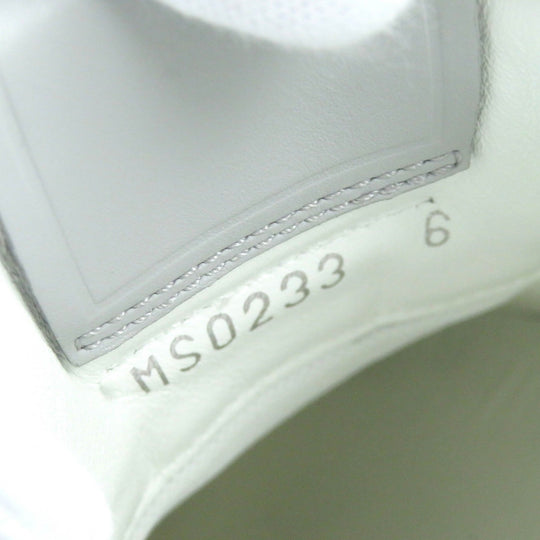 LOUIS VUITTON Low cut sneakers Part: suede leather Gray white Runaway line mens 6 Used Authentic