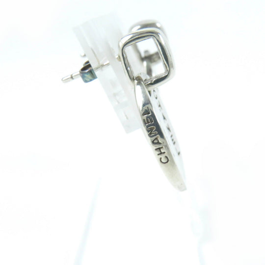 CHANEL Pierce Main�FSV925 Silver Women Used Authentic