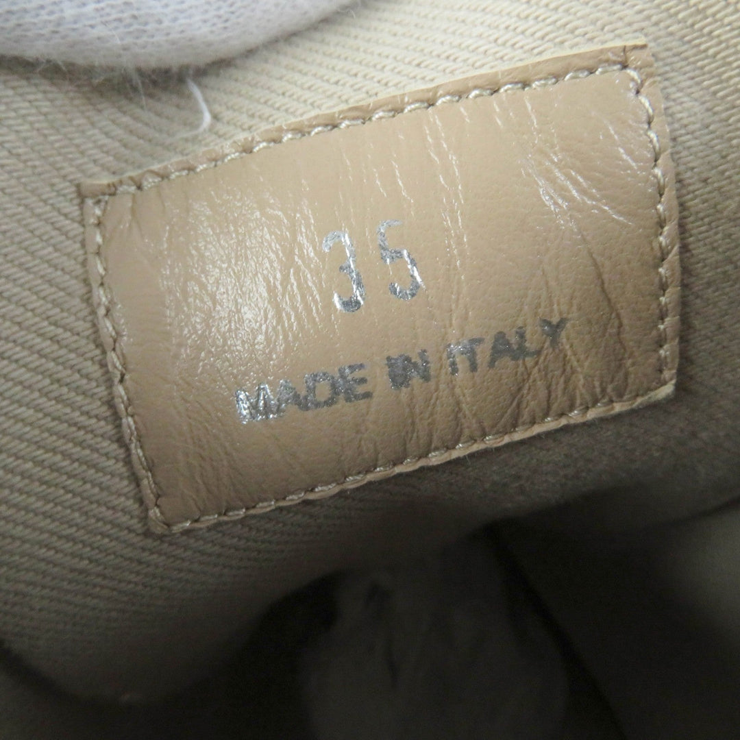 MIUMIU short boots Main: Canvas beige Women 35 Used Authentic