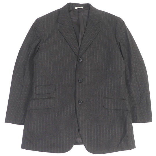 HERMES tailored jacket Outer: 100% cashmere, Lining: 100% rayon Charcoal gray mens 52 Used Authentic