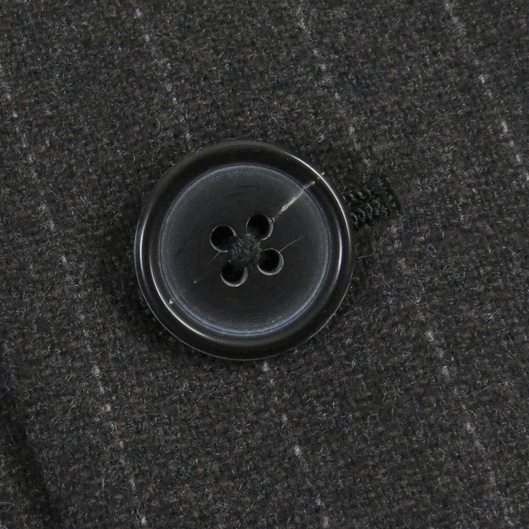 HERMES tailored jacket Outer: 100% cashmere, Lining: 100% rayon Charcoal gray mens 52 Used Authentic