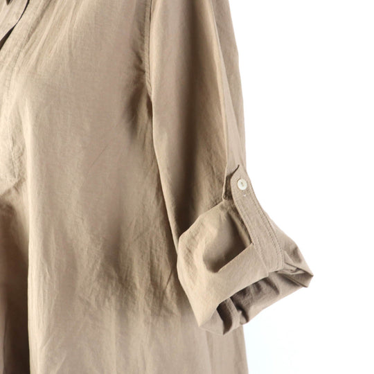 LOEWE one piece S616Y09XA1 Main: 83% cotton, Main: 17% polyamide, Part: 100% polyester Brown Women 36 Used Authentic