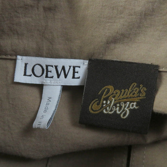 LOEWE one piece S616Y09XA1 Main: 83% cotton, Main: 17% polyamide, Part: 100% polyester Brown Women 36 Used Authentic