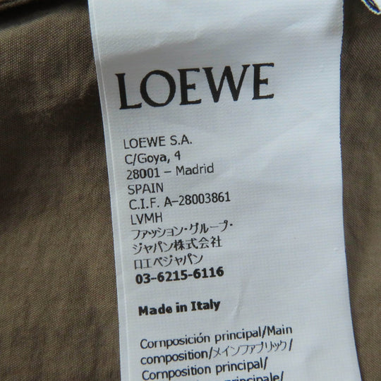 LOEWE one piece S616Y09XA1 Main: 83% cotton, Main: 17% polyamide, Part: 100% polyester Brown Women 36 Used Authentic