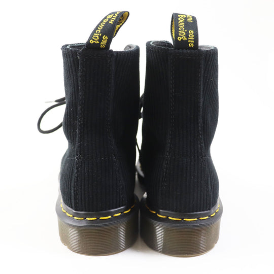 Dr.Martens short boots Main: Corduroy black THE 1460 REMASTERED Women 4 Used Authentic