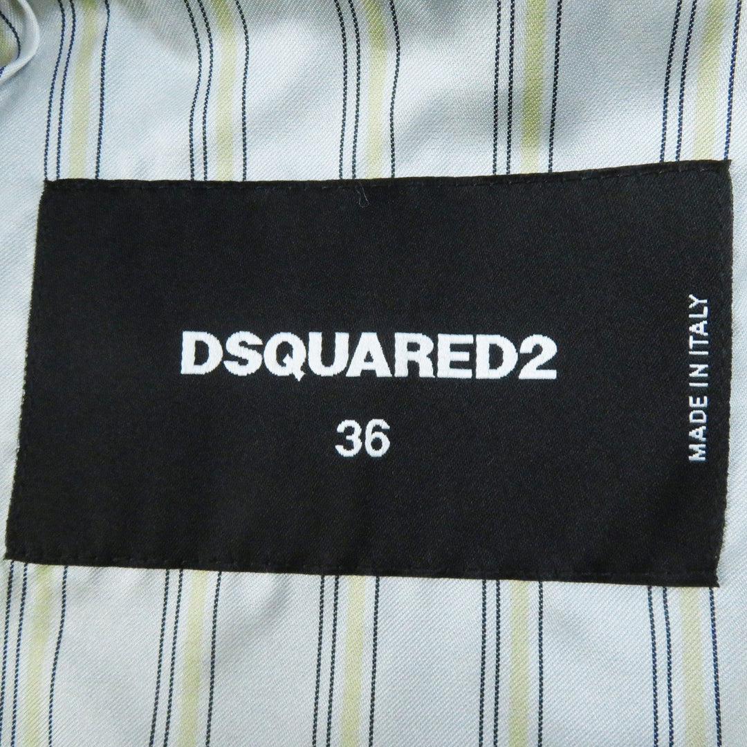 DSQUARED2 Bomber jacket S73AM0299 Outer: 100% silk, Lining: 52% polyester, Lining: 48% acetate black Women 36 Used Authentic