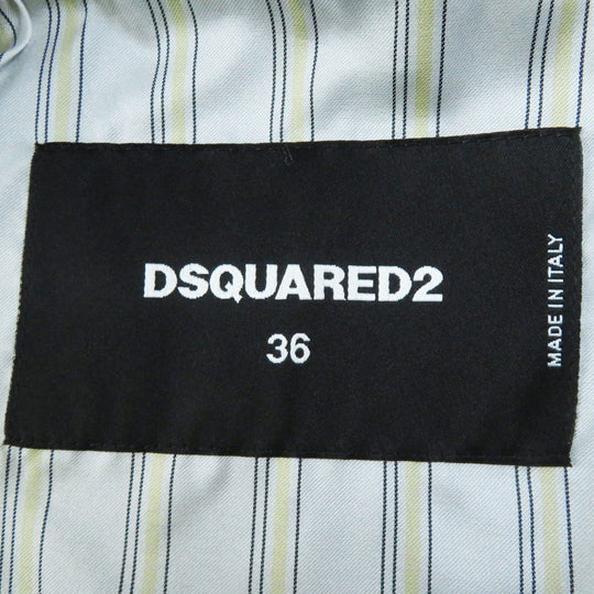DSQUARED2 Bomber jacket S73AM0299 Outer: 100% silk, Lining: 52% polyester, Lining: 48% acetate black Women 36 Used Authentic