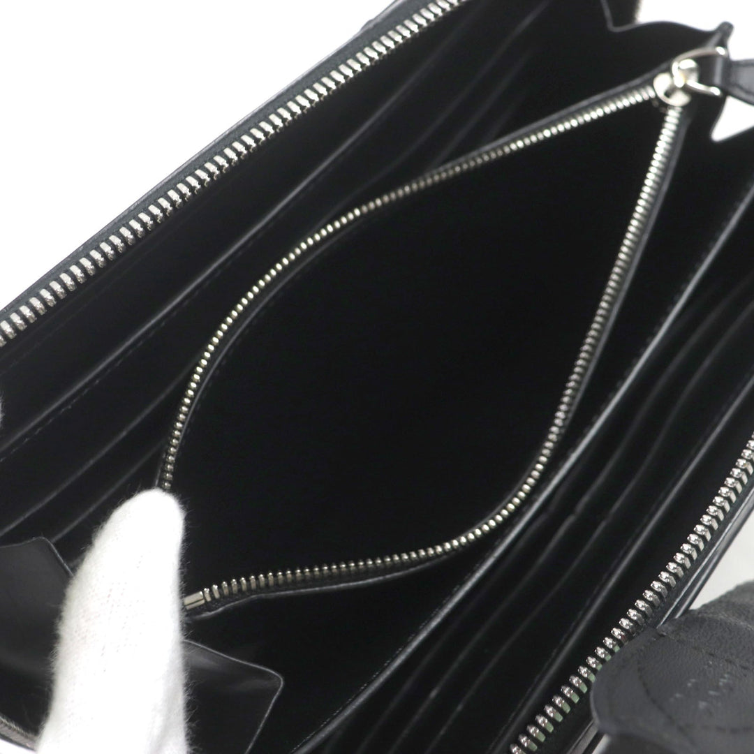 Berluti Clutch bag Main: Scritto leather Navy Itauba Wide mens Used Authentic