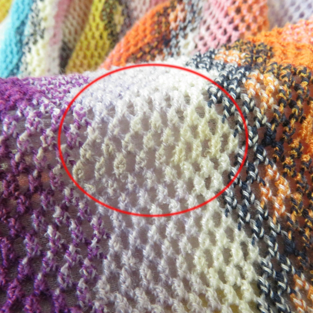 Missoni Jacket Main: 90% cotton, Main: 10% nylon multicolor Women 40 Used Authentic