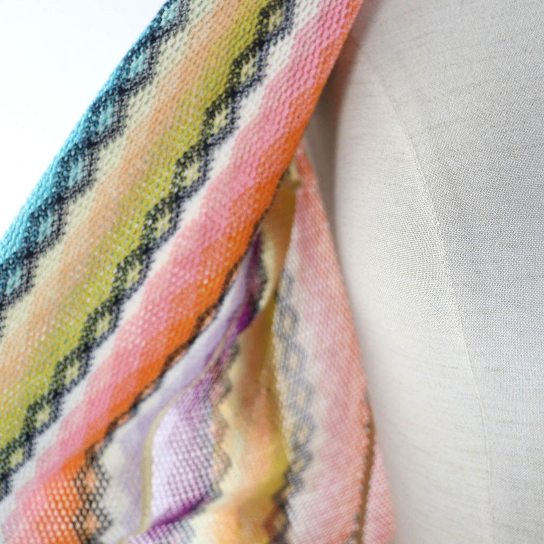 Missoni Jacket Main: 90% cotton, Main: 10% nylon multicolor Women 40 Used Authentic